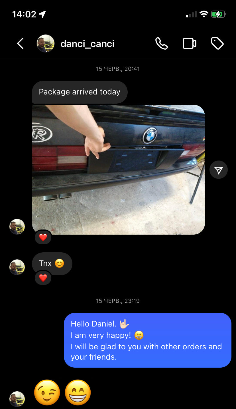 Blende for e30