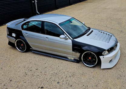 Wide Body Kit for BMW E46 Sedan (Felony Form style)