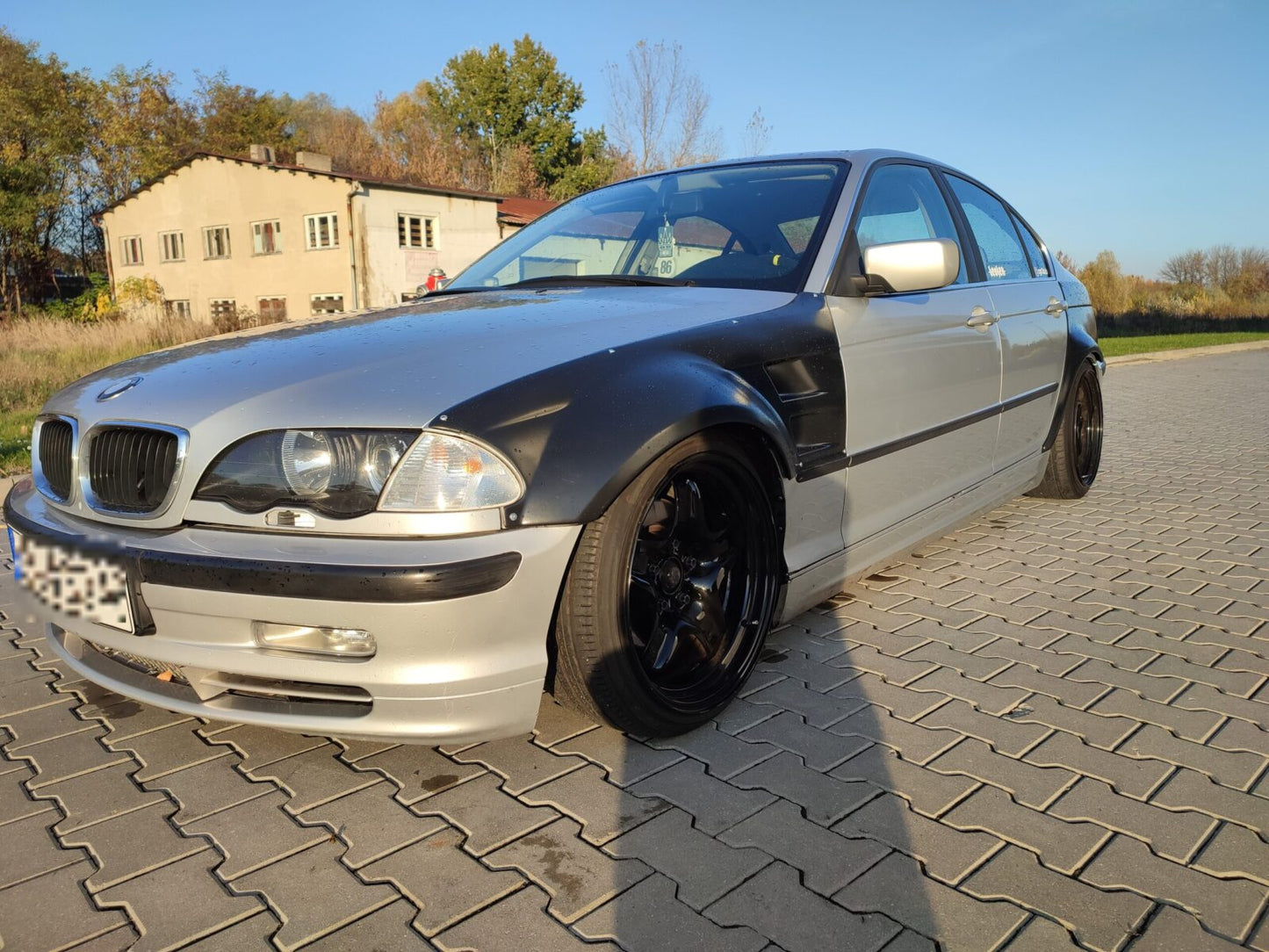 Wide Body Kit for BMW E46 Sedan (Felony Form style)