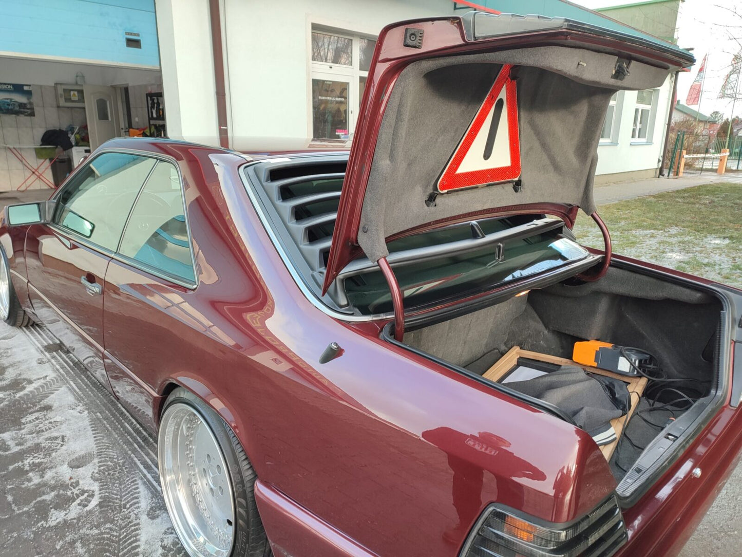 Rear Window Louvers Mercedes-Benz C124