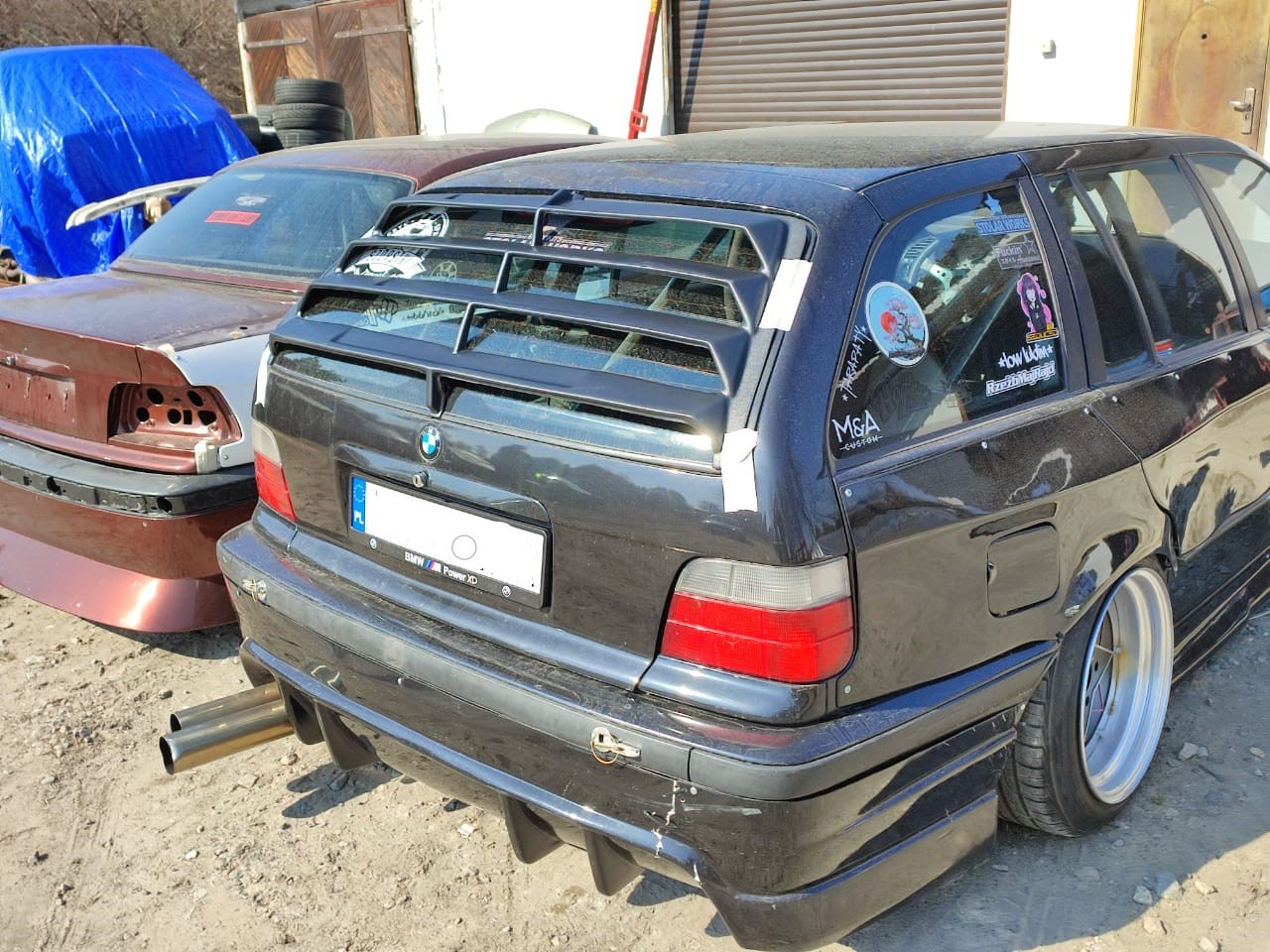 Louver grille for BMW e36