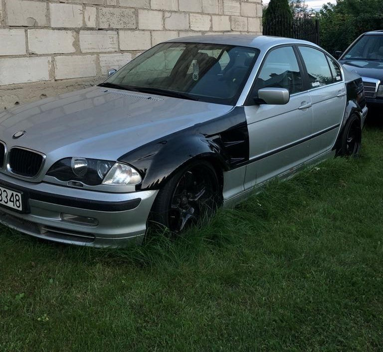 Wide Body Kit for BMW E46 Sedan (Felony Form style)