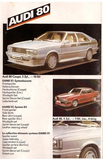 Комплект вітровиків для Audi B2 80/90/4000