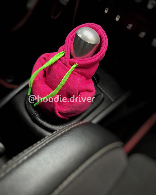 Hoodie "Neon Pink🦩" for Gear Shift Knob