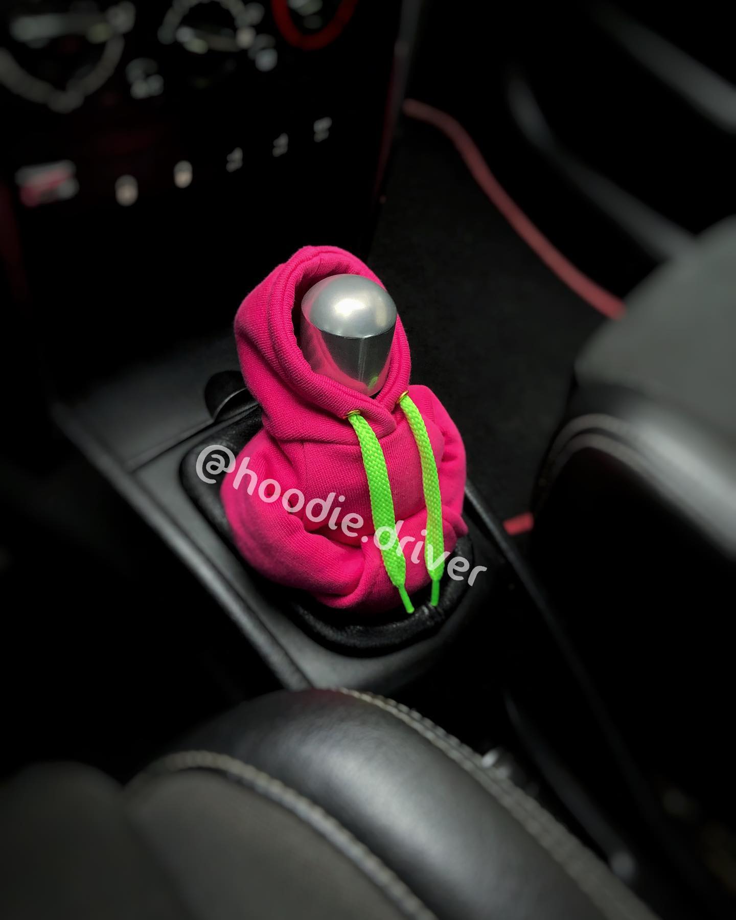 Hoodie "Neon Pink🦩" for Gear Shift Knob