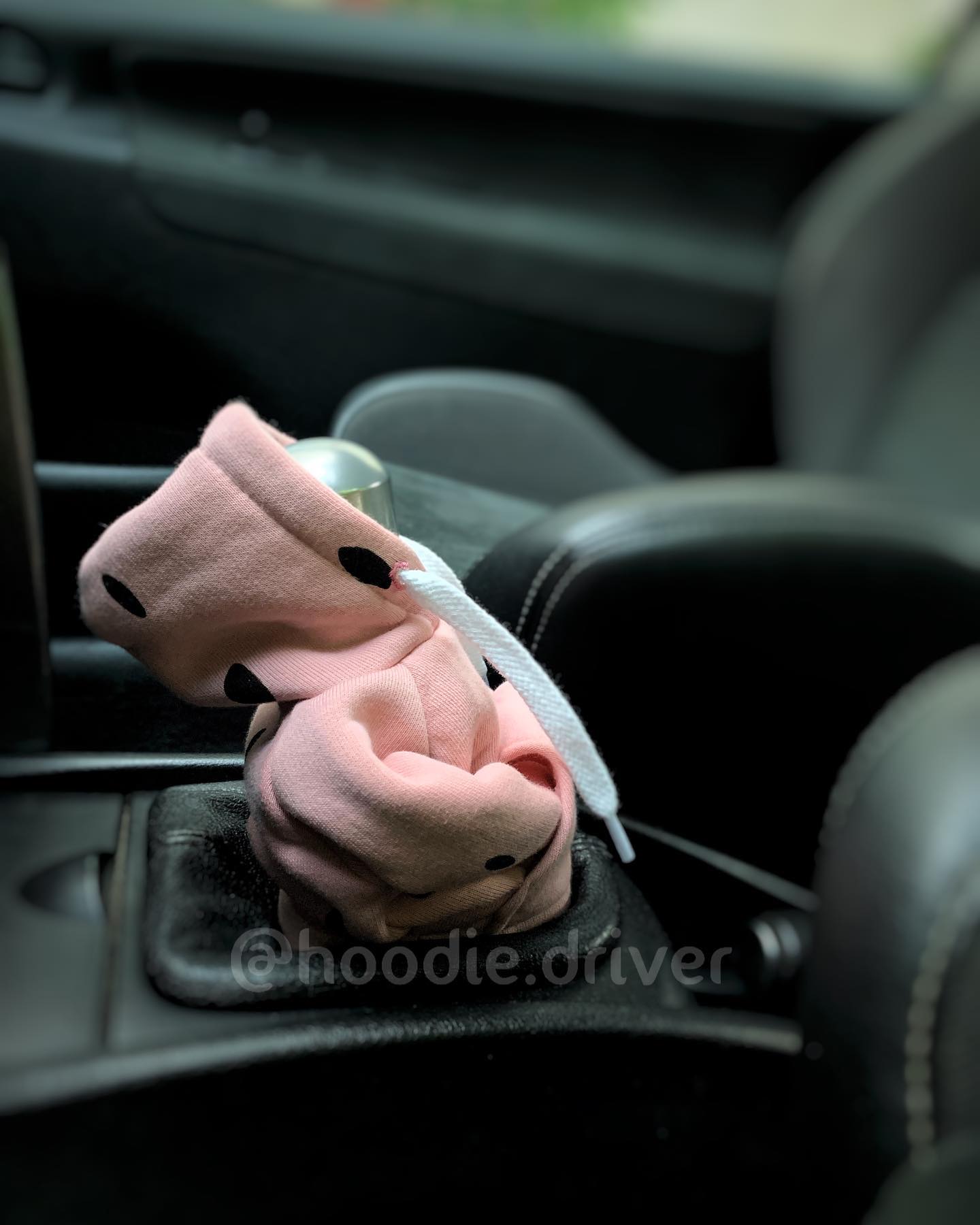 Hoodie “Mottled Pink 💗” for Gear Shift Knob