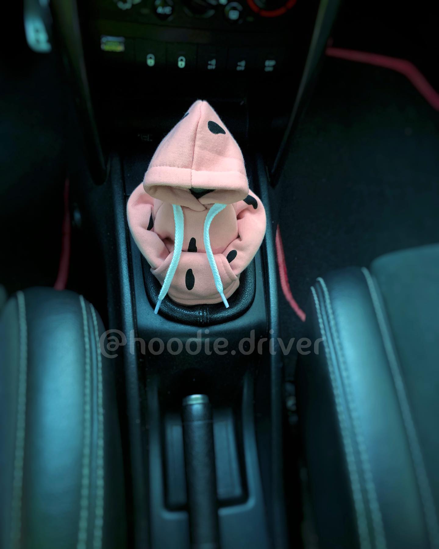 Hoodie “Mottled Pink 💗” for Gear Shift Knob