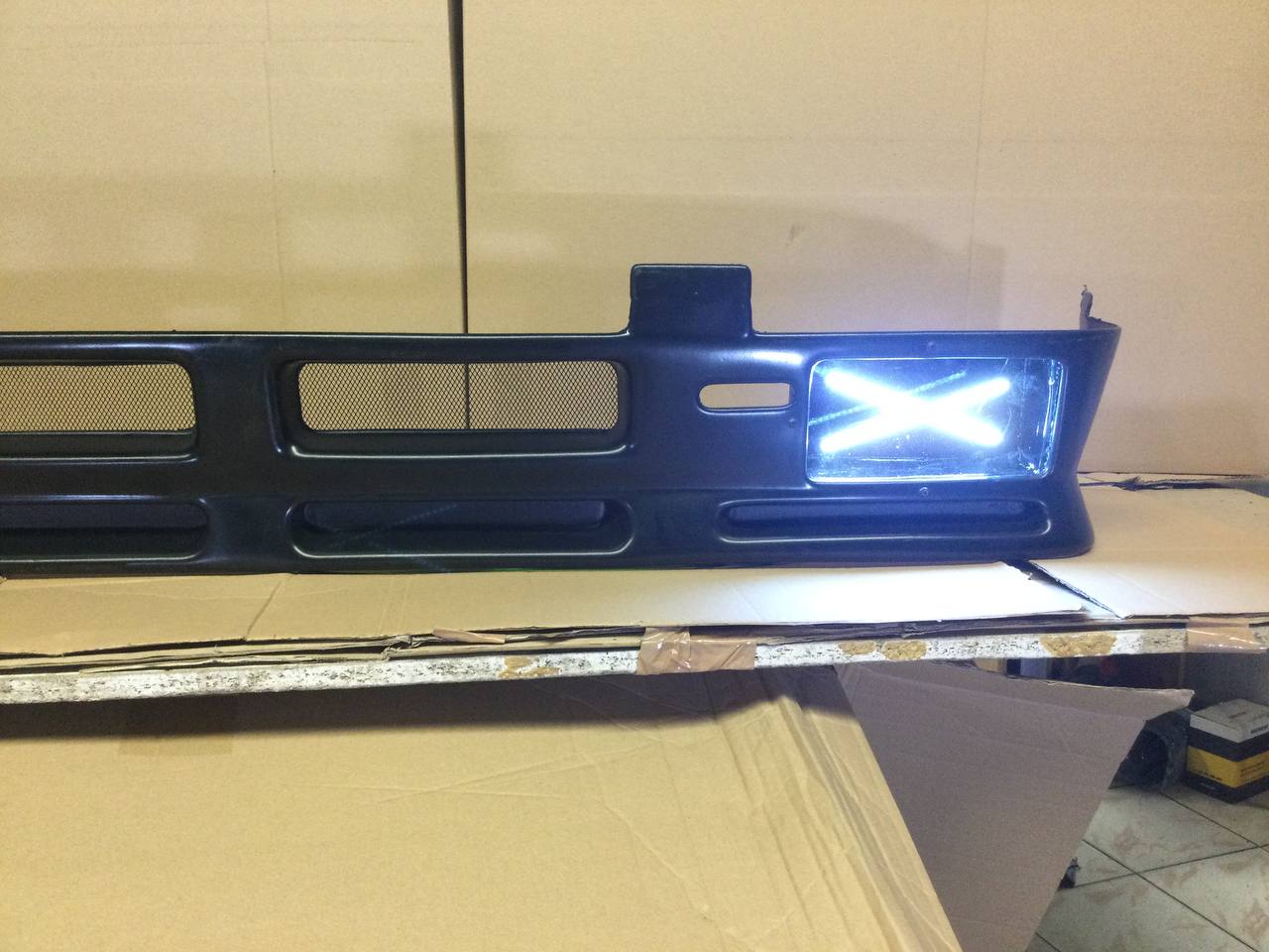Cow Catcher FRONT LIP USA style for BMW E30