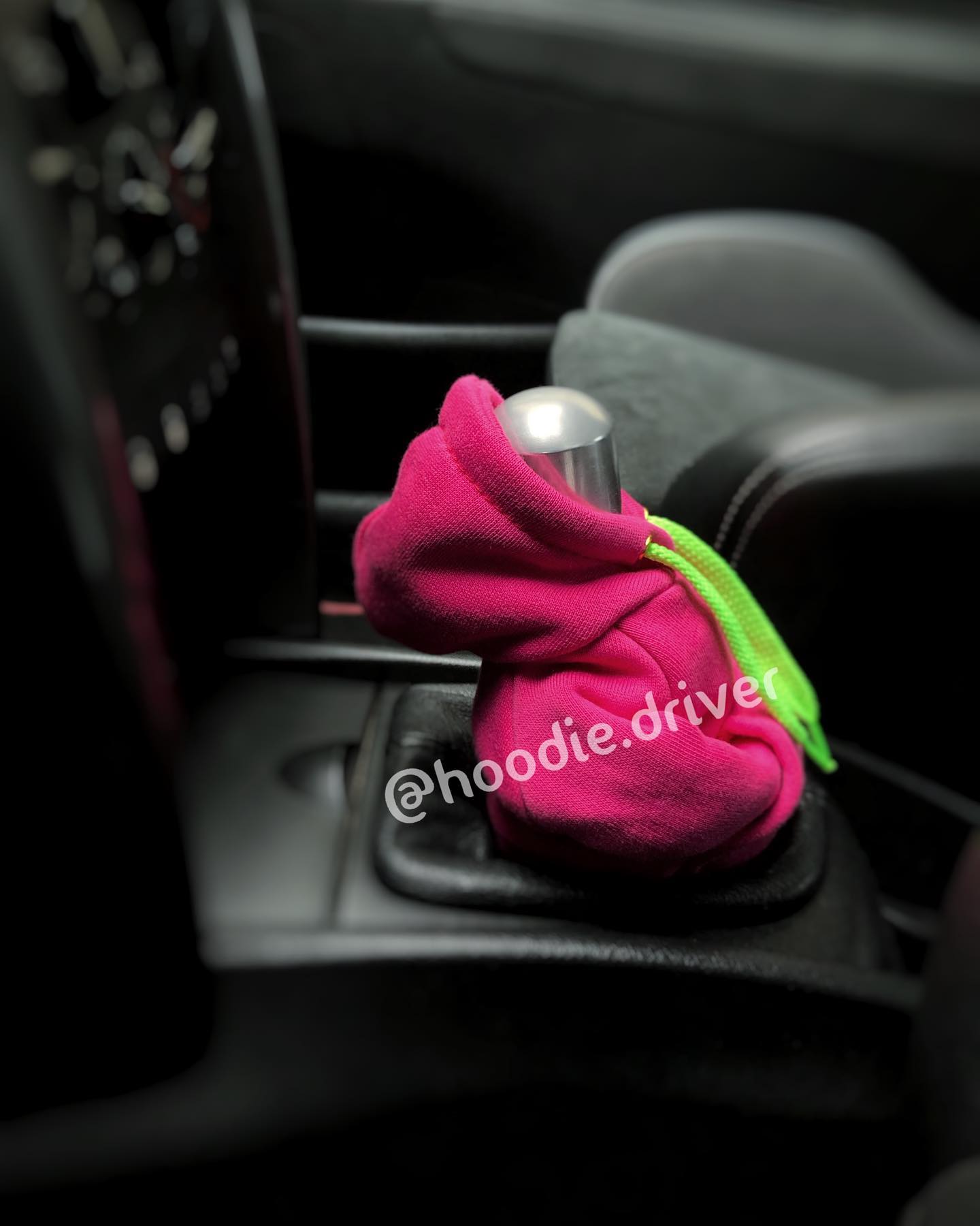 Hoodie "Neon Pink🦩" for Gear Shift Knob