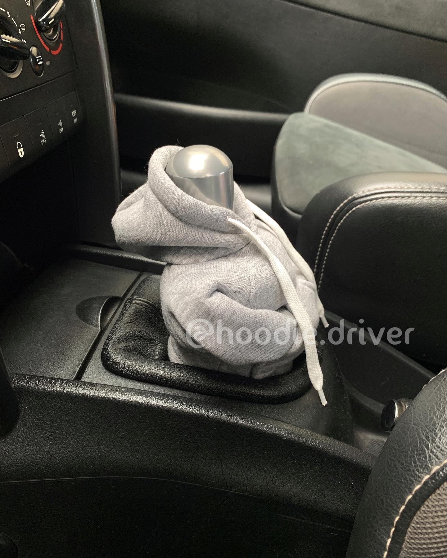 Hoodie “Grey 🔘” for Gear Shift Knob